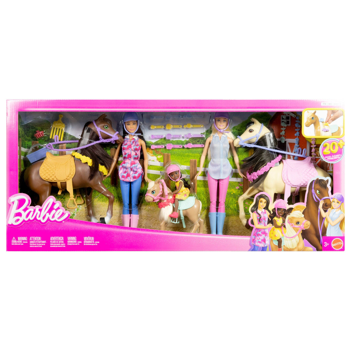 Jouet — Barbie & Horses, Riding Playset