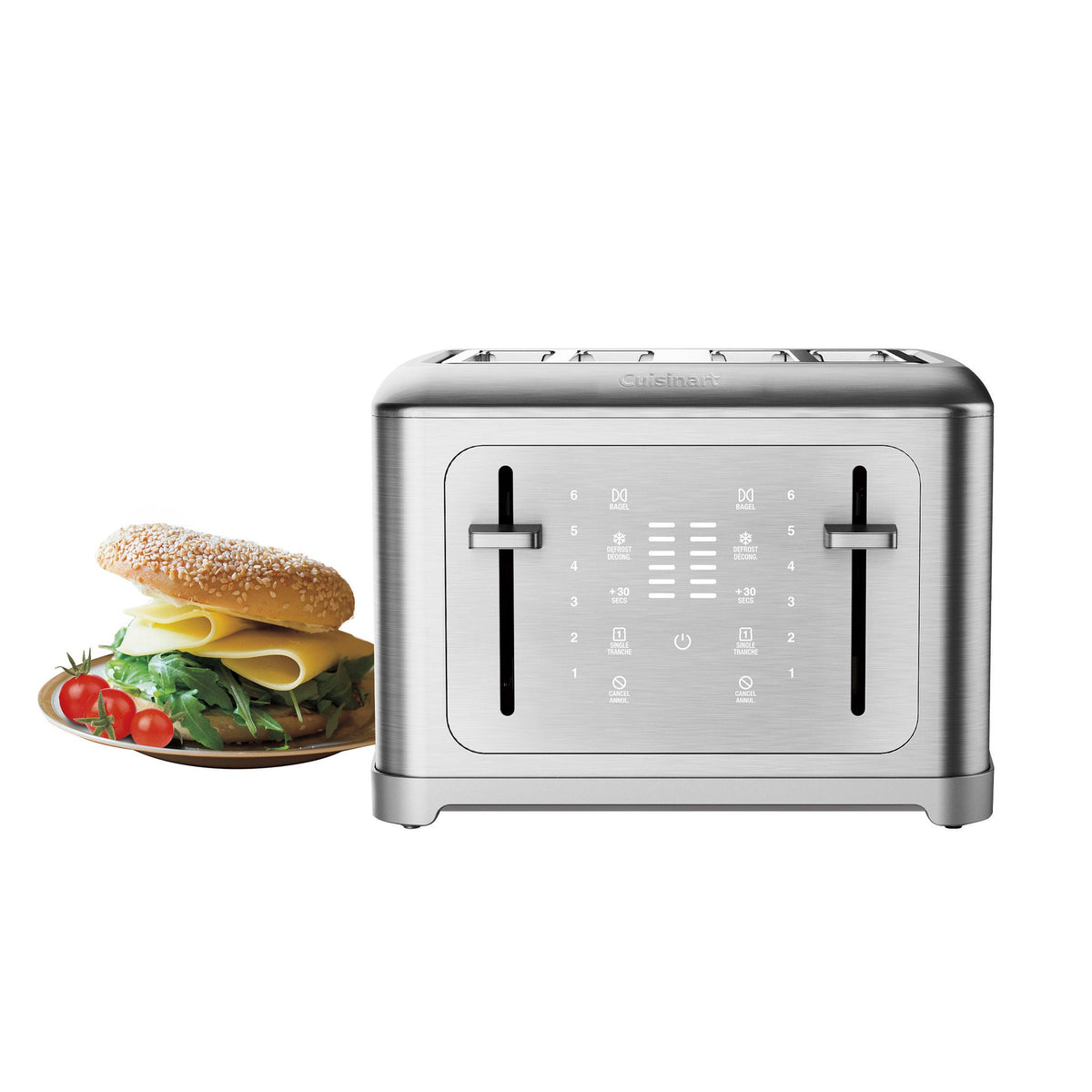 Grille-pain tactile 4 tranches