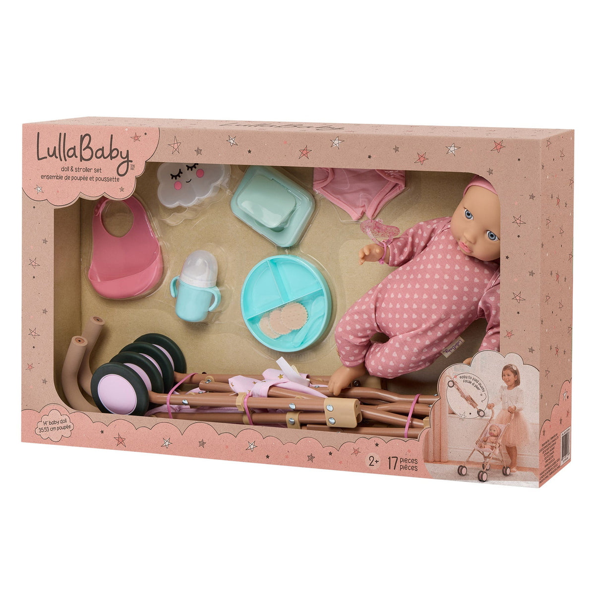 Jouet — Lullababy Doll and Stroller Set