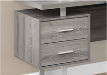 BUREAU D'ORDINATEUR - 70"L / TAUPE FONCÉ ORIENTATION GAUCHE OU DROITE