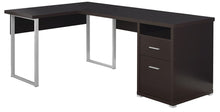 BUREAU D'ORDINATEUR - 80"L / ESPRESSO FACE À GAUCHE OU DROITE