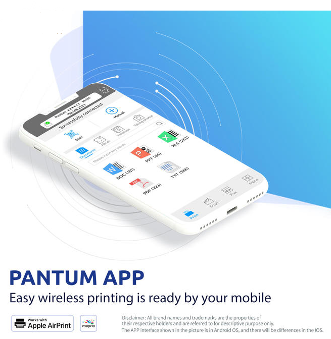 Pantum M6550NW/M6552NW Monochrome All-in-One Network and Wireless Lase –  Danjub Store