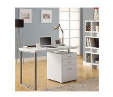 BUREAU D'ORDINATEUR - 48"L / BLANC FACE À GAUCHE OU DROITE
