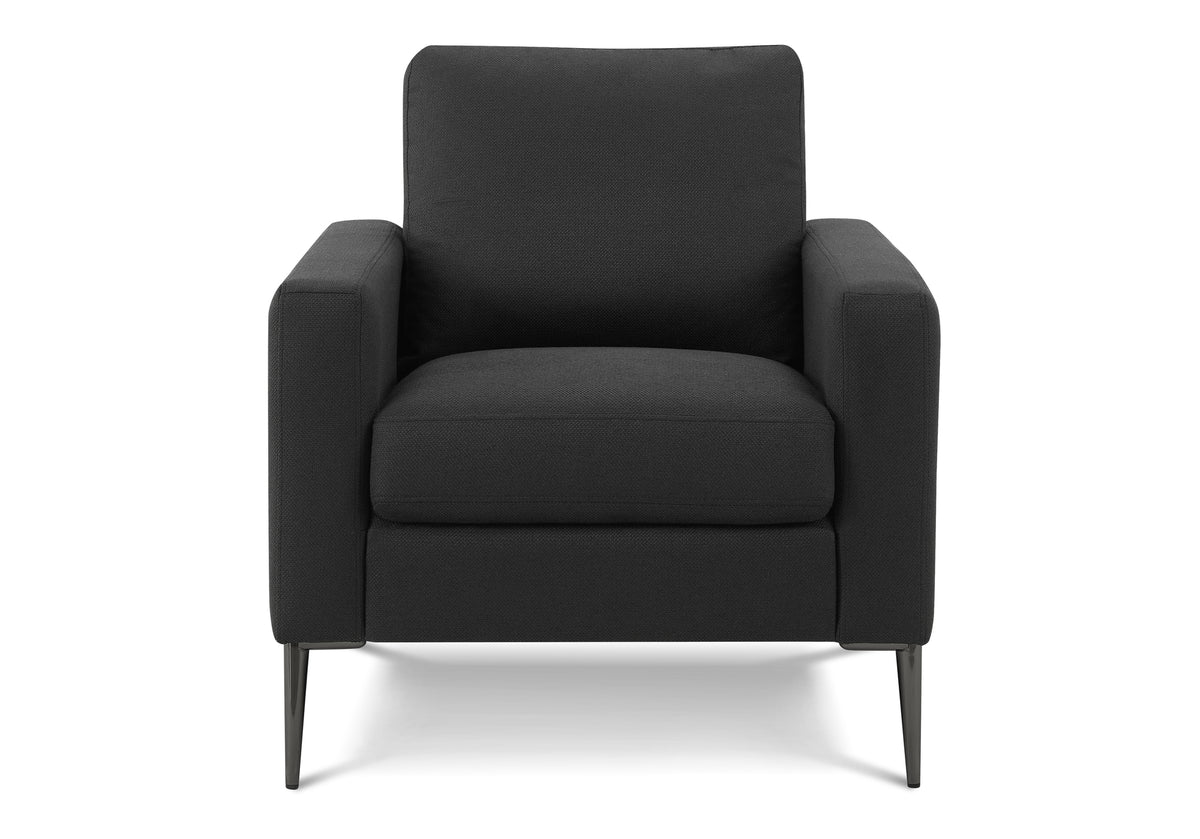 Monarch Specialties fauteuil tissu noir, référence 8J31L19