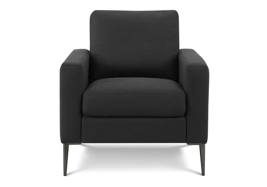 Monarch Specialties fauteuil tissu noir, référence 8J31L19