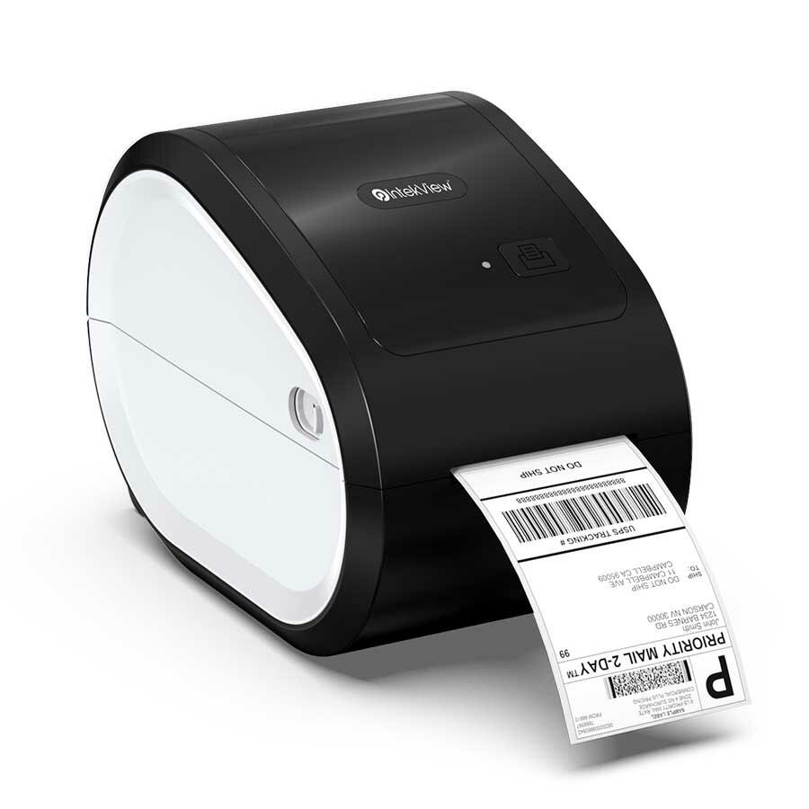 Imprimante — IntekView TLP200 Multi-Format Thermal Compact Label Printer with Bluetooth Capability