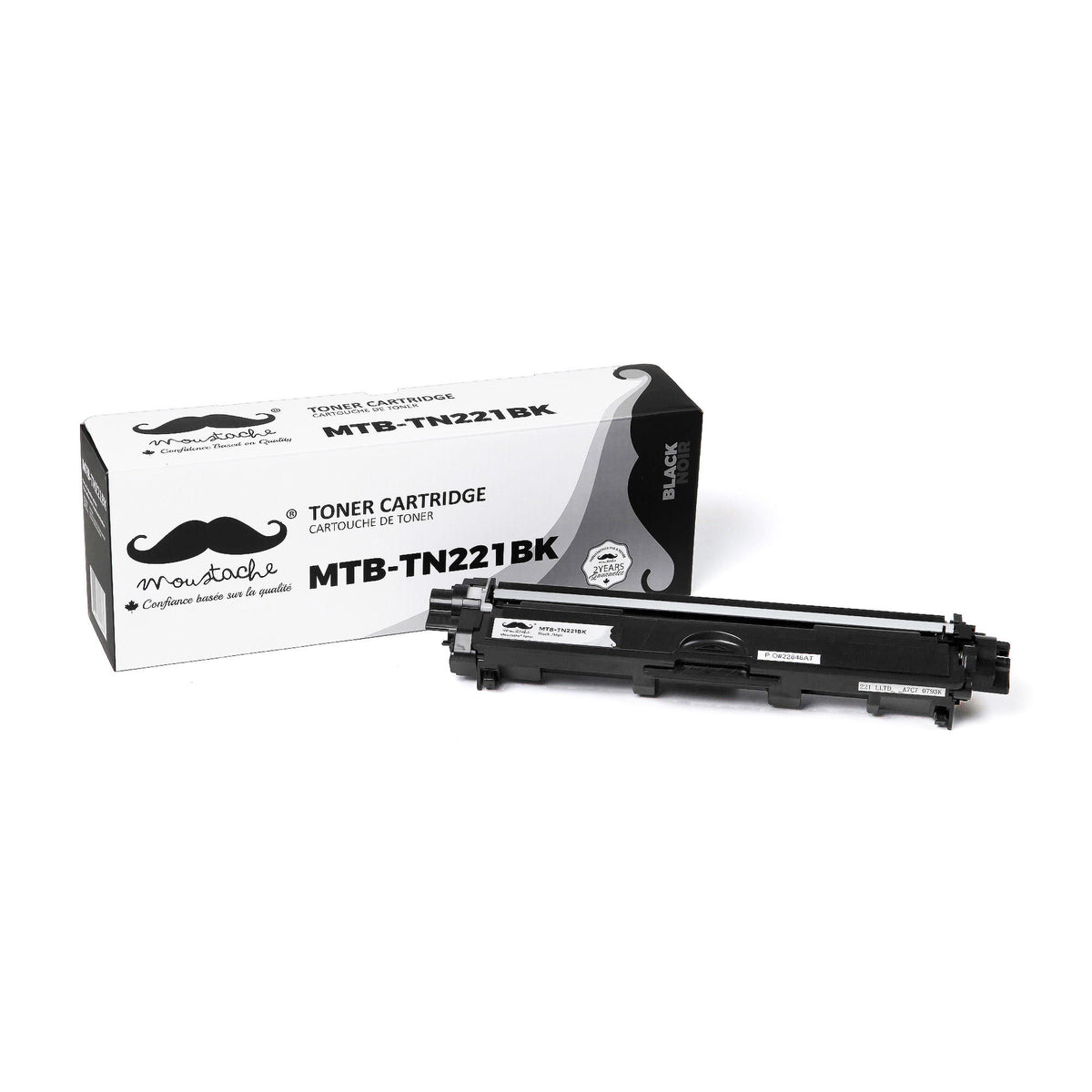 Cartouche et toner — Brother TN221 Compatible Black Toner Cartridge - Moustache® - 1/Pack