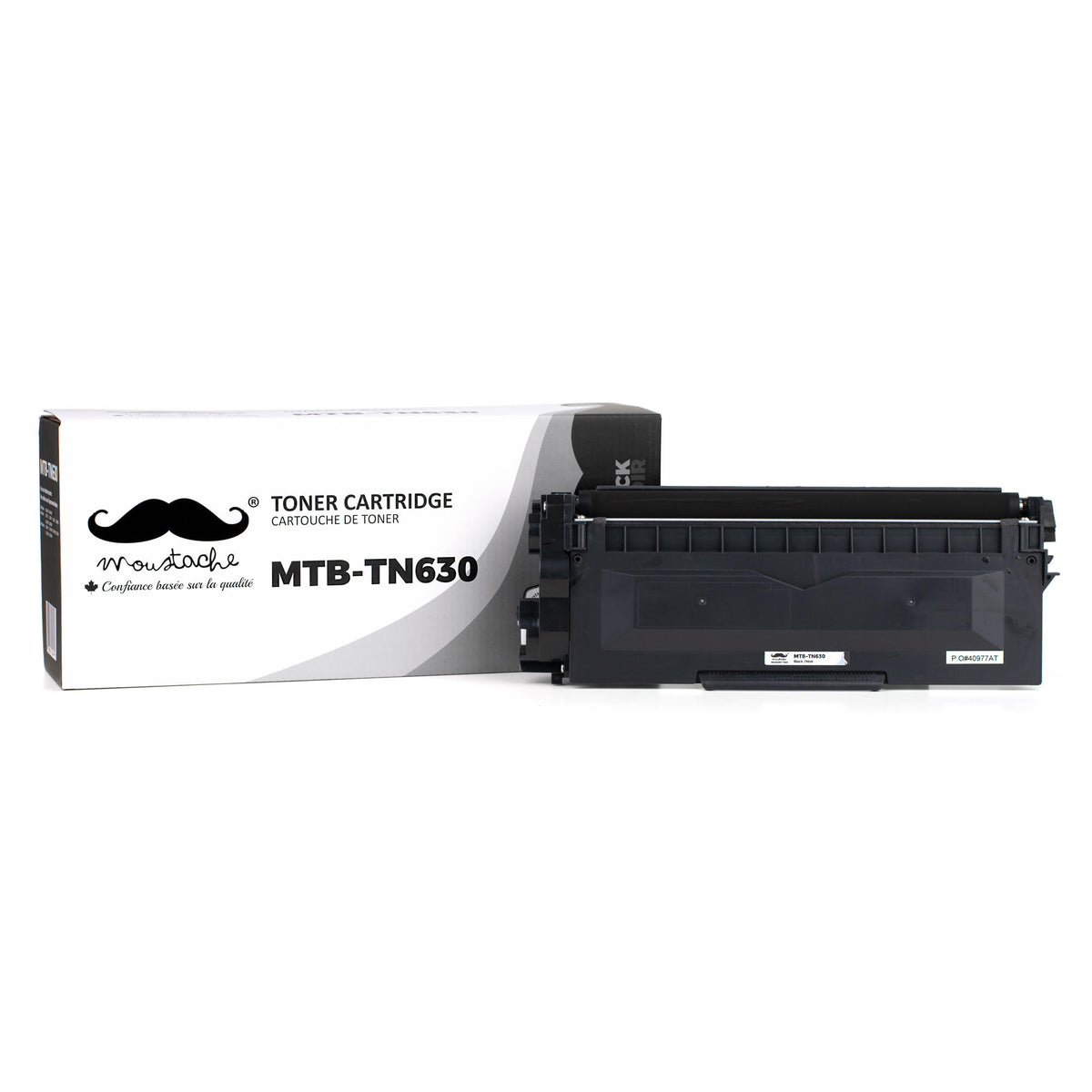 Cartouche et toner — Brother TN-630 Compatible Black Toner Cartridge - Moustache® - 1/Pack