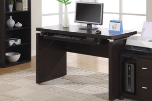 Bureau d'ordinateur, bureau Cappuccino 48"