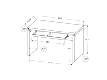 Computer Desk, Office Desk Cappuccino 48"